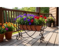 Цветочница Валенсия кованая 2-40
