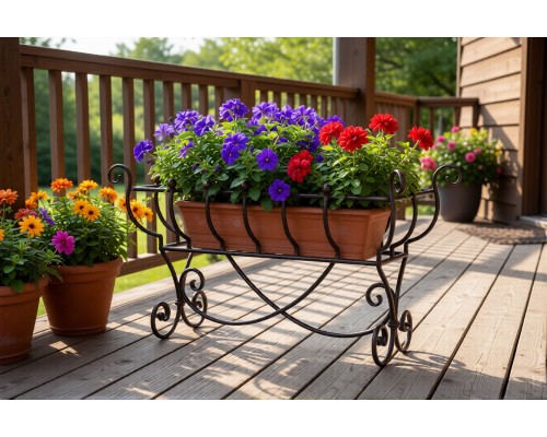 Цветочница Валенсия кованая 2-40