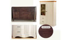 Сервант Дания 2-ств №3 (бейц "темный") • Распродажа со склада ✔