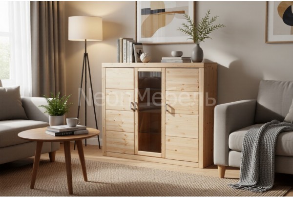 Буфет Брамминг 3-створчатый • Мебель «БРАММИНГ»