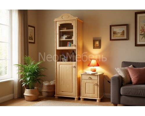 Сервант Айно 1-створчатый (стекло)