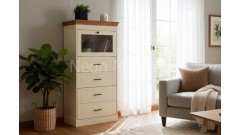 Сервант Дания 1-створчатый №2 • Мебель «ДАНИЯ» и "ДАНИЯ new"