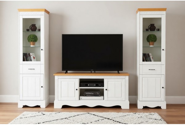 Сервант Дания 1-створчатый №3 • Мебель «ДАНИЯ» и "ДАНИЯ new"