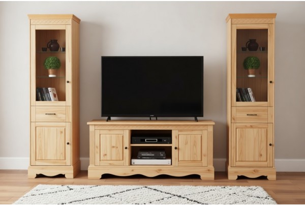 Сервант Дания 1-створчатый №3 • Мебель «ДАНИЯ» и "ДАНИЯ new"