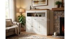 Сервант Дания 3-створчатый №3 • Мебель «ДАНИЯ» и "ДАНИЯ new"