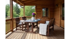 Скамья Ярви садовая • Садовая мебель Ярви