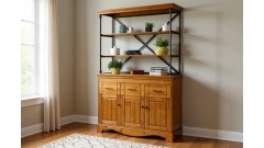 Комод Дания №8 + Стеллаж Дания металл №4 • Мебель «ДАНИЯ» и "ДАНИЯ new"