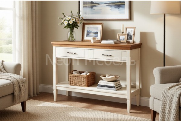 Консоль Дания 2 ящика • Мебель «ДАНИЯ» и "ДАНИЯ new"