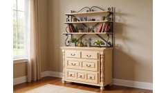 Комод Валенсия 2-27 с кованой граверсой • Мебель «ВАЛЕНСИЯ»