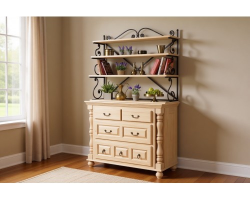 Комод Валенсия 2-27 с кованой граверсой