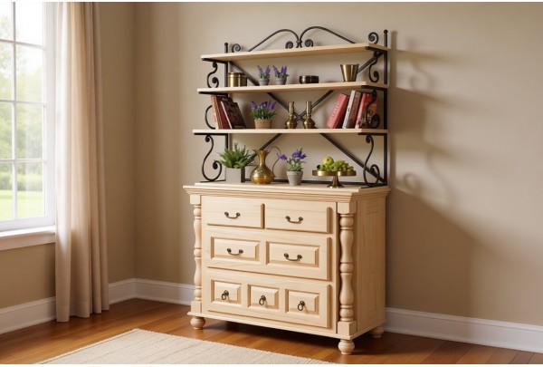 Комод Валенсия 2-27 с кованой граверсой • Мебель «ВАЛЕНСИЯ»