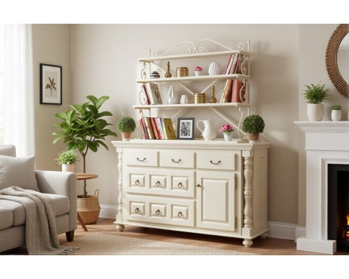 Комод Валенсия 2-2 с кованой граверсой