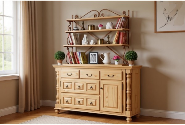 Комод Валенсия 2-2 с кованой граверсой • Мебель «ВАЛЕНСИЯ»