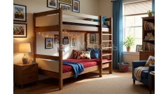 Кровать двухъярусная Брамминг 90х190/200 • Двухьярусные кровати