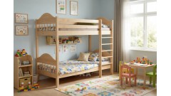 Кровать двухъярусная  детская Фрея №2 70х150/160 • Двухьярусные кровати