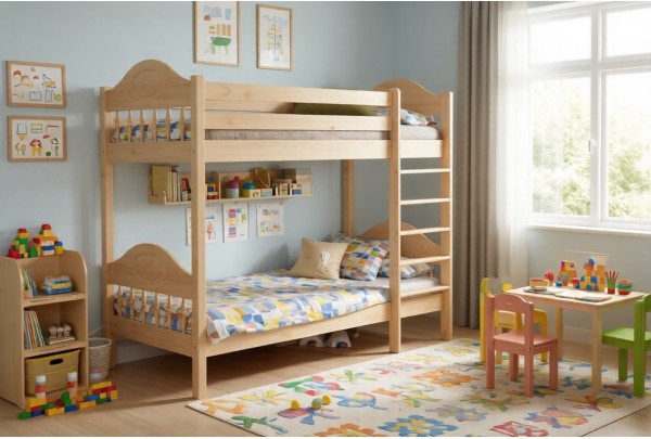 Кровать двухъярусная  детская Фрея №2 70х150/160 • Двухьярусные кровати