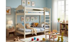 Кровать двухъярусная  детская Фрея №2 70х150/160 • Двухьярусные кровати