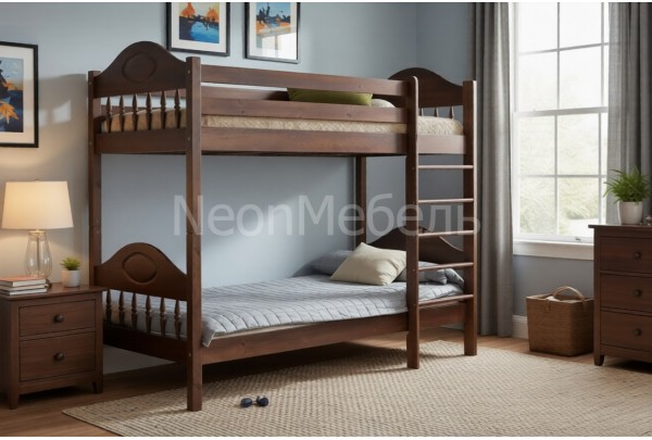 Кровать двухъярусная Фрея №2 90х190/200 • Двухьярусные кровати