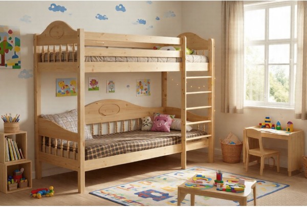 Кровать двухъярусная детская Фрея №3 70х150/160 • Двухьярусные кровати