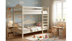 Кровать двухъярусная детская Фрея №3 70х150/160 • Двухьярусные кровати