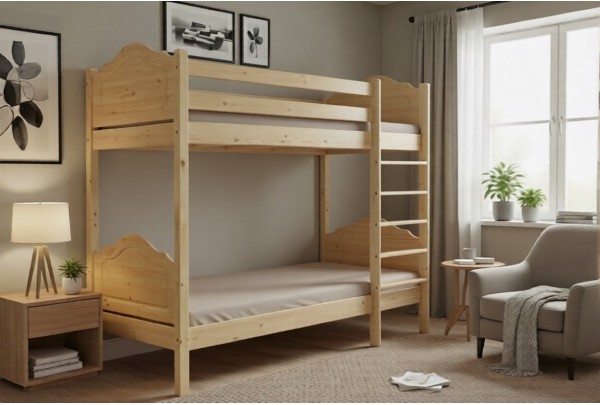 Кровать двухъярусная Кая №2 90х190/200 • Двухьярусные кровати