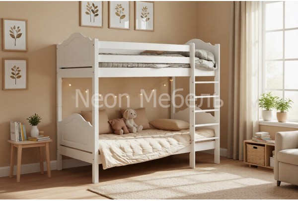 Кровать детская двухъярусная Кая №2 70х150/160 • Двухьярусные кровати