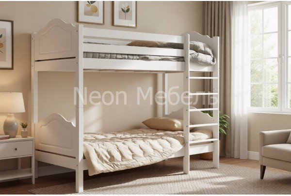 Кровать двухъярусная Кая №2 70х190/200 • Двухьярусные кровати