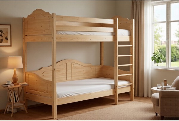 Кровать двухъярусная Кая №3 80х190/200 • Двухьярусные кровати