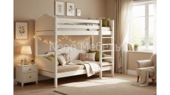 Кровать детская двухъярусная Кая №3 70х150/160 • Двухьярусные кровати
