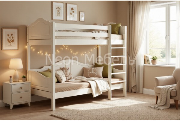 Кровать детская двухъярусная Кая №3 60х120/140 • Двухьярусные кровати