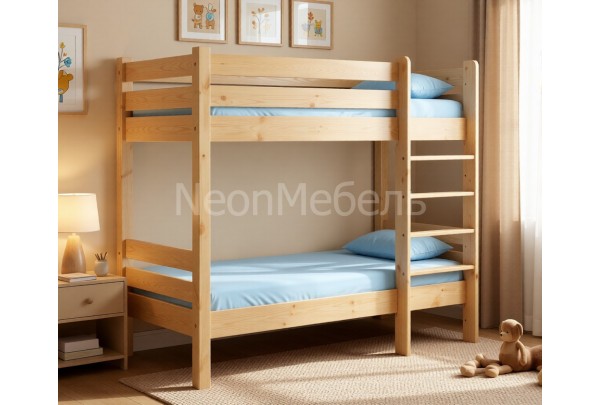 Кровать детская двухъярусная  Классик 70х150/160 • Двухьярусные кровати