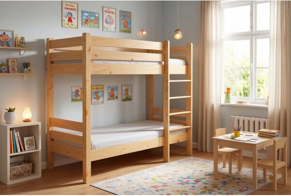 Кровать детская двухъярусная  Классик 70х150/160 • Двухьярусные кровати