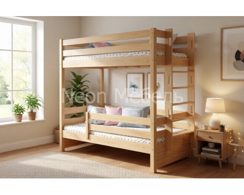 Кровать двухъярусная Тимберика Кидс №14 80х180