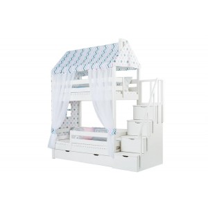 Кровать-домик двухъярусная Тимберика Кидс №18 80х180