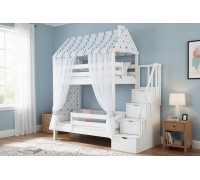 Кровать-домик двухъярусная Тимберика Кидс №18 80х160