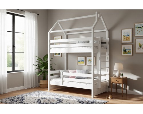 Кровать-домик двухъярусная Тимберика Кидс №16 80х160