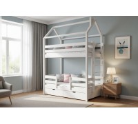 Кровать-домик двухъярусная Тимберика Кидс №16 80х180