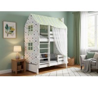Кровать-домик двухъярусная Тимберика Кидс №17 80х180