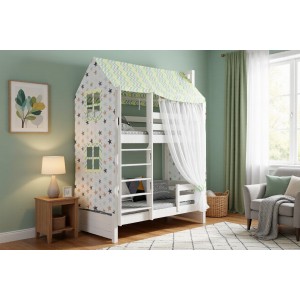 Кровать-домик двухъярусная Тимберика Кидс №17 80х180