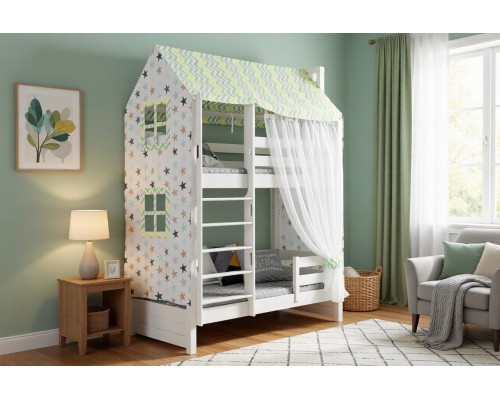 Кровать-домик двухъярусная Тимберика Кидс №17 80х180