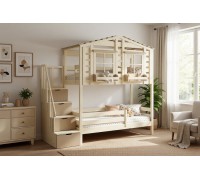 Кровать-домик двухъярусная Тимберика Кидс №21 80х180