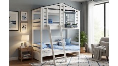 Кровать-домик двухъярусная Тимберика Кидс №20 80х180 • Двухьярусные кровати