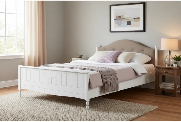 Кровать 2-спальная Айно №15 120х190/200 • Все коллекции Тимберика