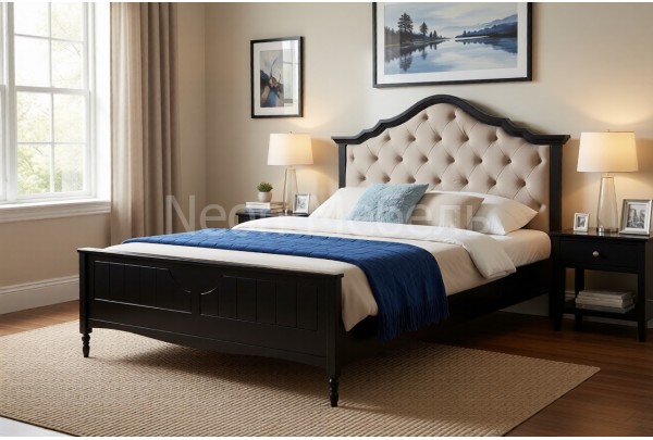 Кровать 2-спальная Айно №17 120х190/200 • Все коллекции Тимберика