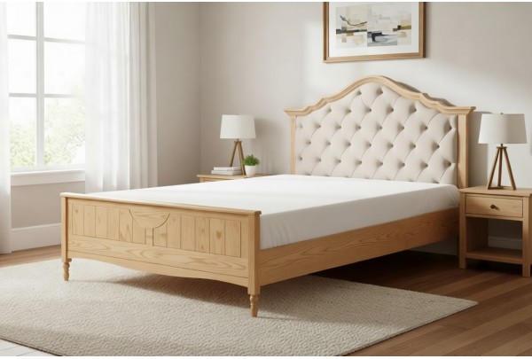 Кровать 1-спальная Айно №17 мягкая 90х190/200 • Все коллекции Тимберика