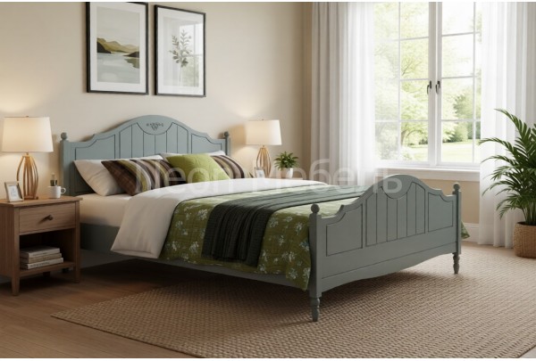 Кровать 2-спальная Айно №5 140х190/200 • Все коллекции Тимберика