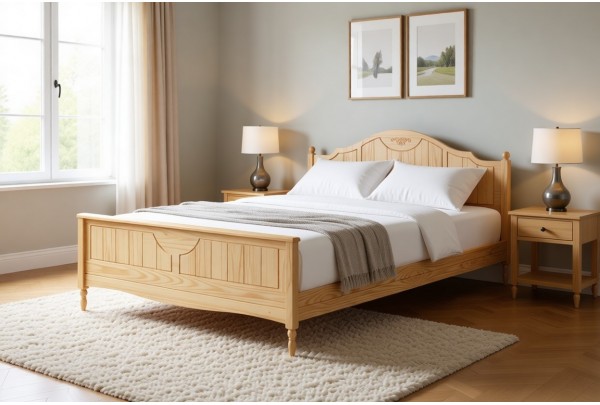 Кровать 2-спальная Айно №6 120х190/200 • Все коллекции Тимберика