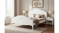 Кровать 2-спальная Ари-Прованс №10 120х190/200 • Все коллекции Тимберика