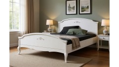 Кровать 2-спальная Ари-Прованс №1 120х190/200 • Все коллекции Тимберика