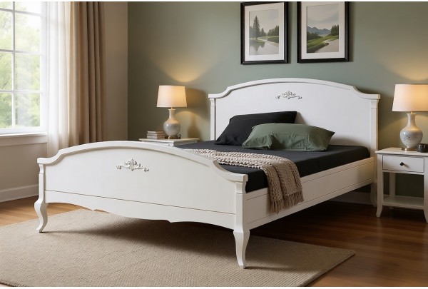 Кровать 2-спальная Ари-Прованс №1 120х190/200 • Все коллекции Тимберика